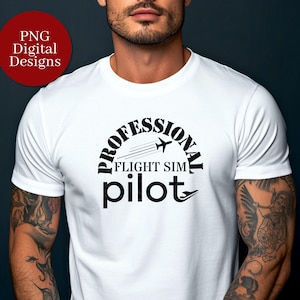 Piloto profissional de simulador de voo PNG, Sublimação, Voo, Design de avião, Download digital, Designs de jato. Designs militares, EUA PNG Clipart
