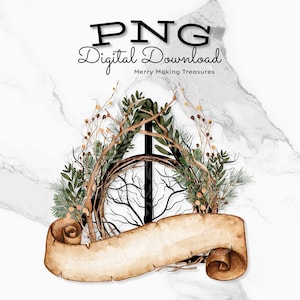 PNG magique, couronne d'arbre creux png, design par sublimation, téléchargement numérique, dessins .png, baguette png, sorcier et sorcière png. Un (1) fichier PNG