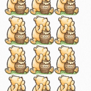 Pooh Edible Image, Pooh Icing Images