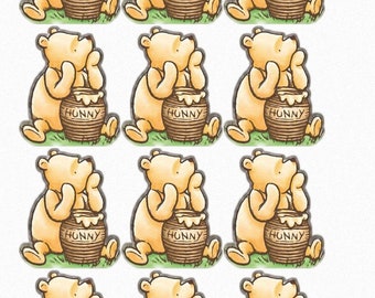 Pooh Edible Image, Pooh Icing Images