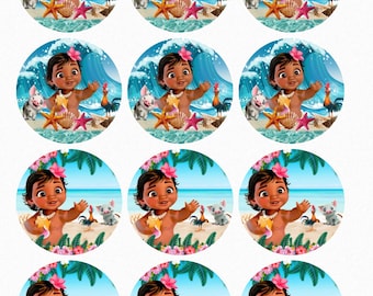 Moana Edible Toppers
