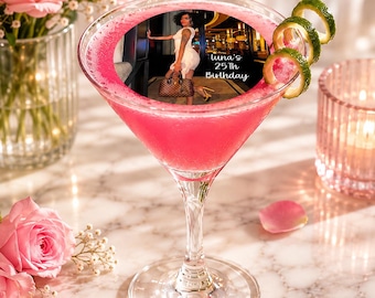 Personalized Drink/Cocktail Edible Toppers