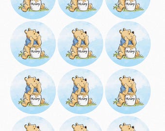 Baby Shower Pooh Edible Images
