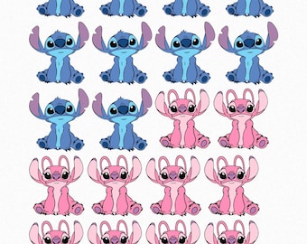 Stitch and Angel Edible Images