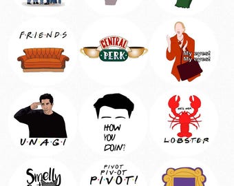 Friends Edible Images, Friendsgiving Edible Toppers