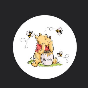 Pooh Bear Edible Image Cake Topper