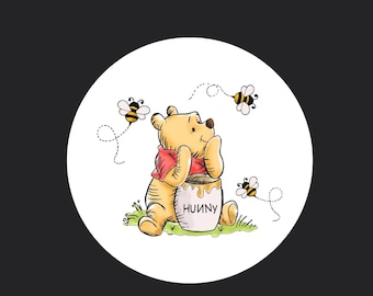 Pooh Bear Edible Image Cake Topper
