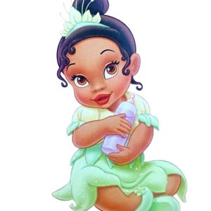 Baby Princess Tiana Edible Cake Image