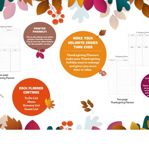 Thanksgiving Planner - Printer Friendly