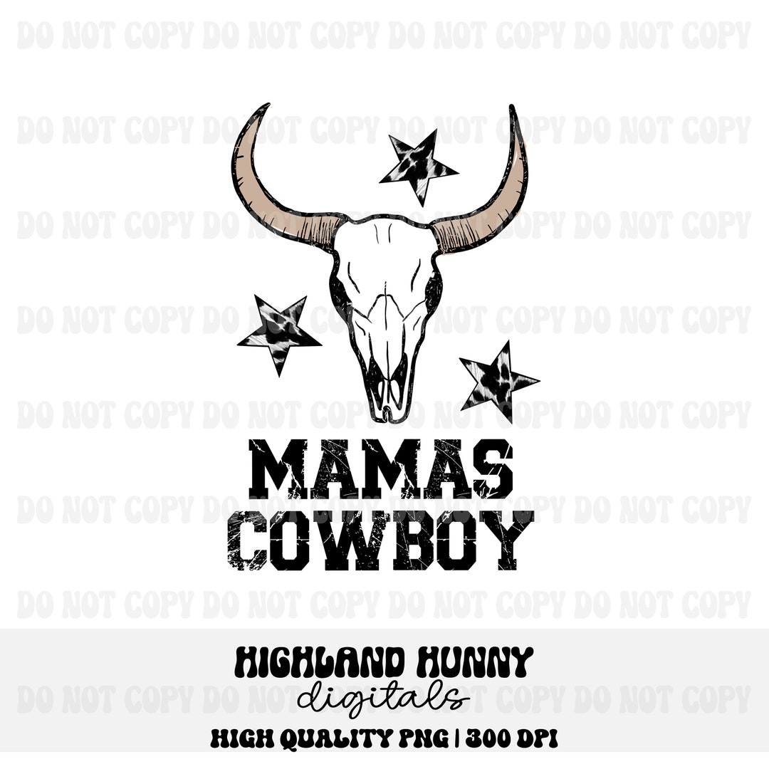 Mamas Cowboy Png Western Mamas Boy PNG Western Mothers Day Png Western ...