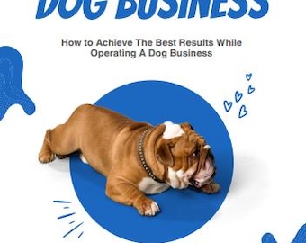 Dog Business Guide: Editable Vintage-Style Ebook