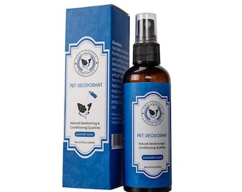 Non-Toxic Pet Deodorant Spray: Natural Odor Neutralizer, Lavender Scent