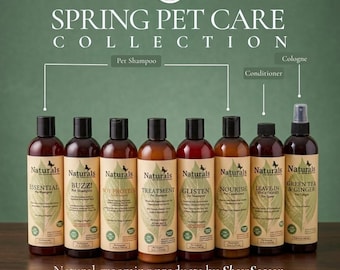 Natural Pet Grooming Collection: Dog Shampoo and Conditioner by ShowSeason