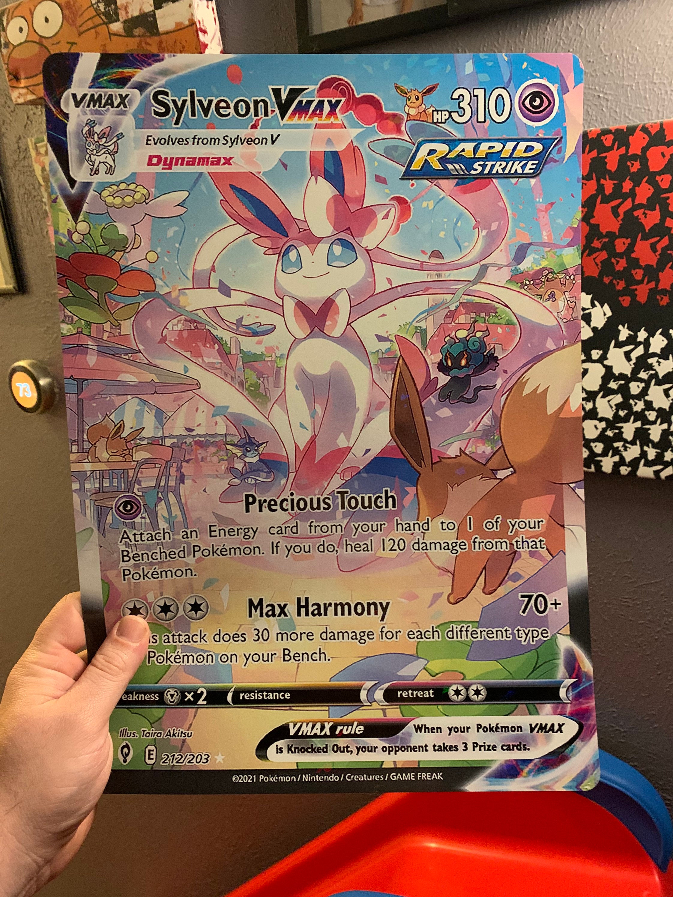 Sylveon-VMAX (212/203), Busca de Cards