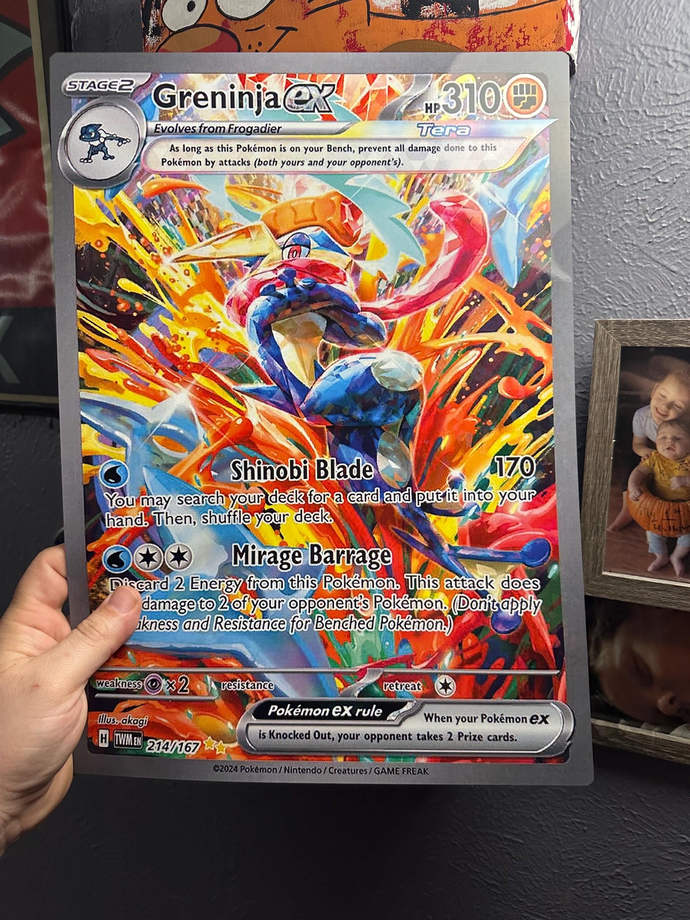 ポケカ　ムーン Greninja ex - 106/167 - SV06: Twilight Masquerade - Pokemon