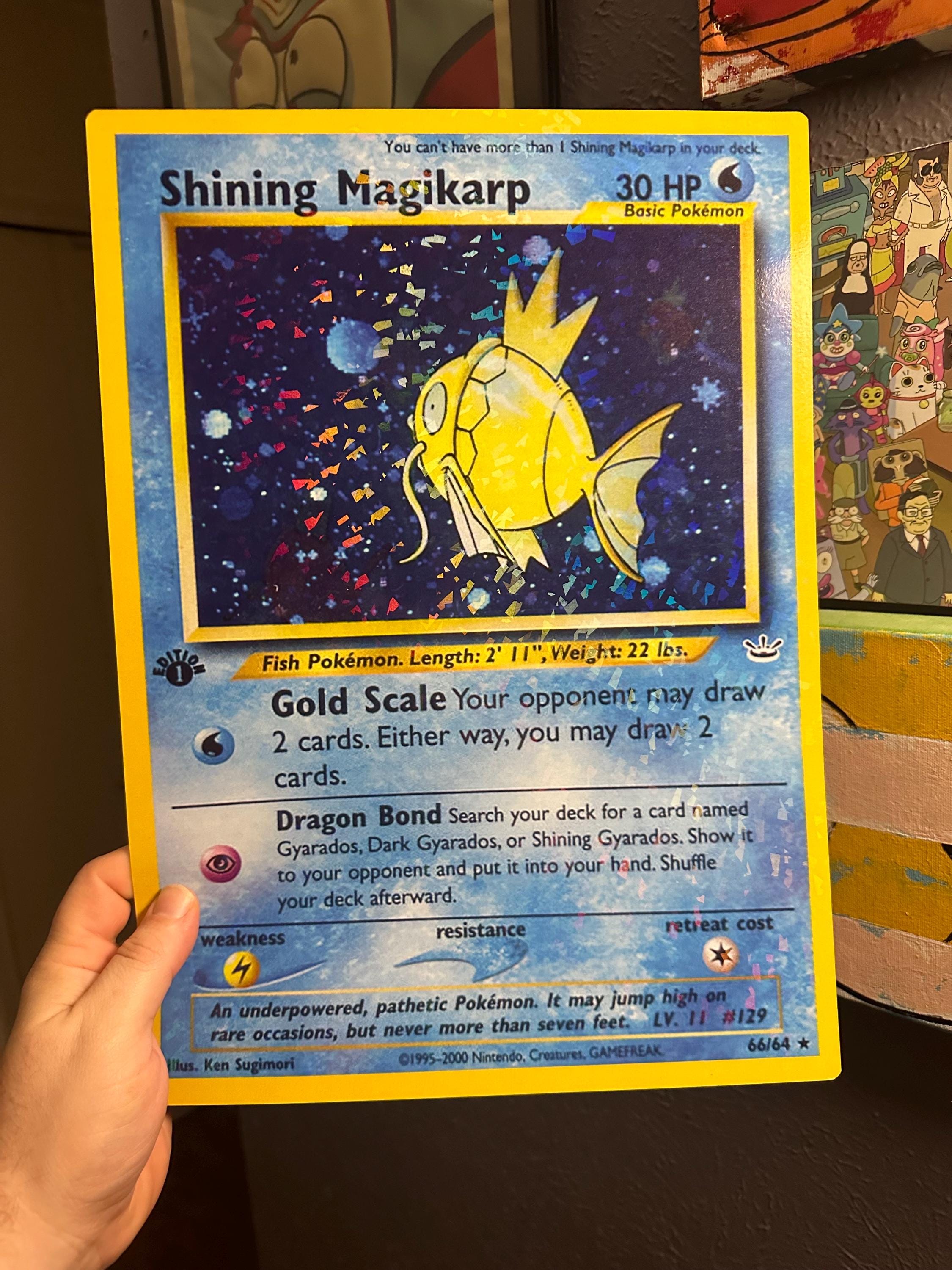 1st Edition Shining Magikarp - Etsy