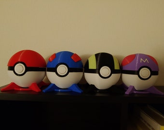 3d Printed Pokeball Etsy 3d Printed Pokeball Etsy
