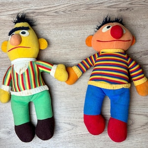 Vintage Bert and Ernie Toys - Etsy