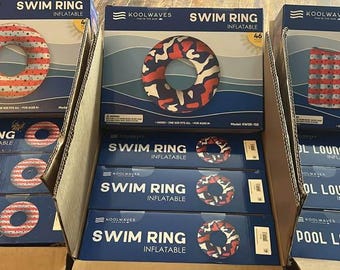 Koolwaves KWSR-155 Camo Inflatable Swim Ring