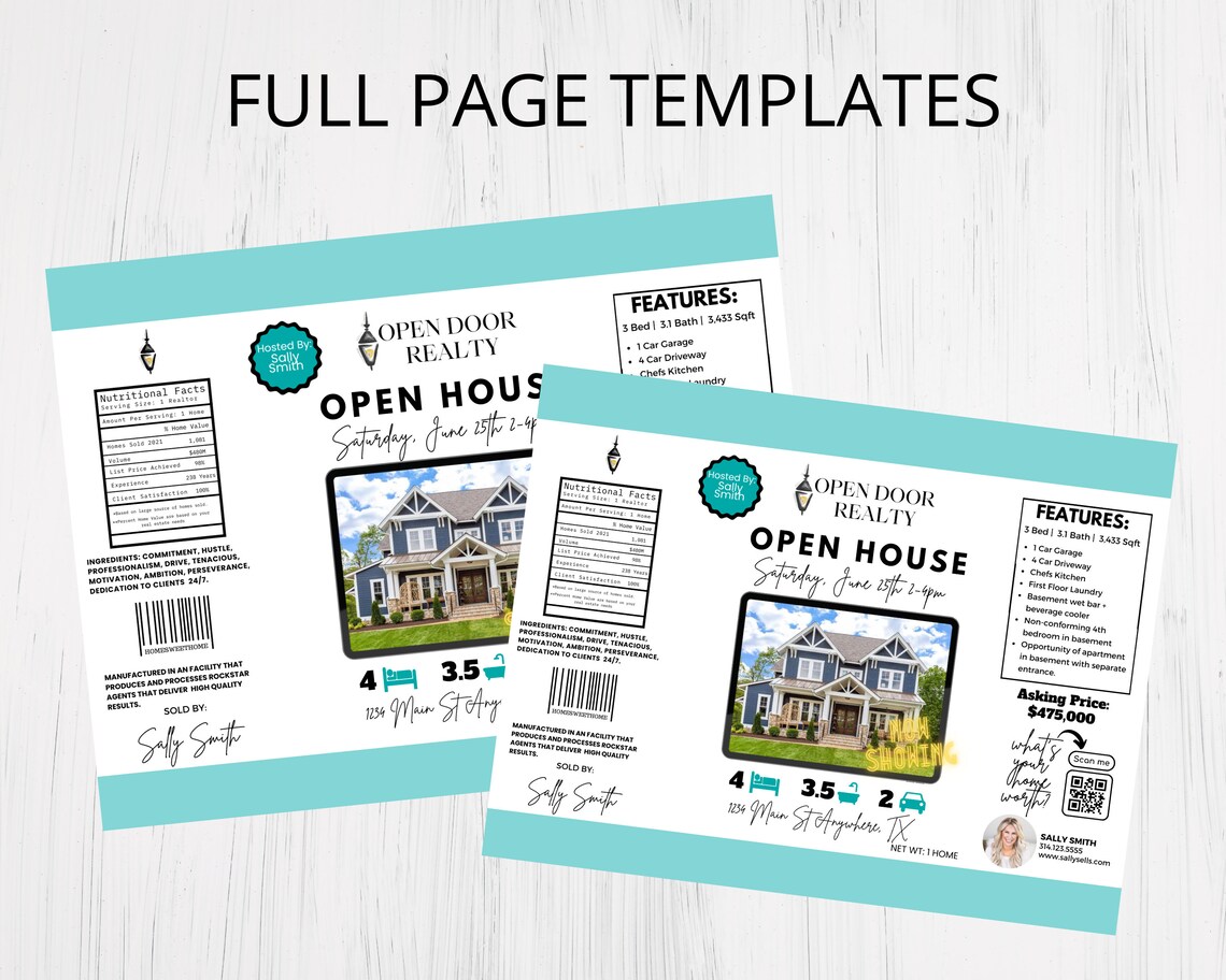 Realtor Chip Bag Real Estate Chip Bag Open House Chip Bag Etsy