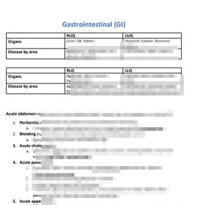 Gastrointestinal (GI) FNP Review Notes