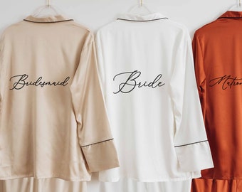 Bridesmaid Pajamas Pants | Bridesmaid Gifts | Bridesmaid PJs | Bridal Party | Bachelorette Party | Maid of Honor Gifts | Bridesmaid proposal