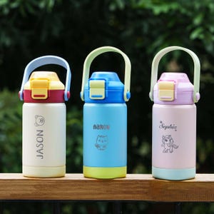 Personalized Kid Water Bottle, Back to School Gifts for Kids, Custom Laser Engraved Bottles, Kids School Gift, Personalized Water Bottle&lt;D&gt;
