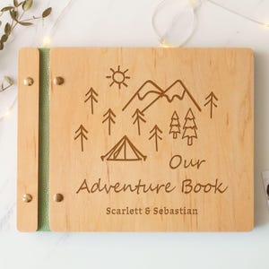 MAPLE Personalized Our Adventure Book, Personalized Gift for Him, Adventure Photo Album, Travel Photo Album, Christmas Gift for Mom&lt;W&gt;