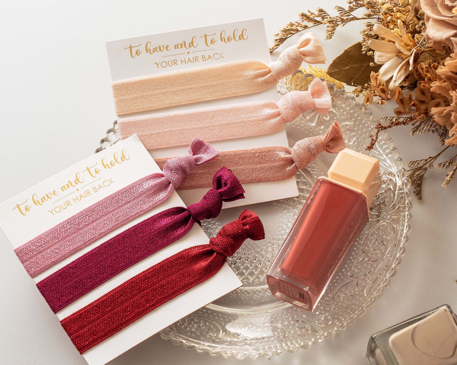 Bridesmaid Hair Tie Bridesmaid Proposal Bachelorette Party Etsy