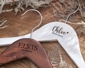 Personalized Groomsman Hangers | Custom Name Engraved Wooden Hanger | Best Man Gifts | Groomsman Proposal | Wedding Hangers