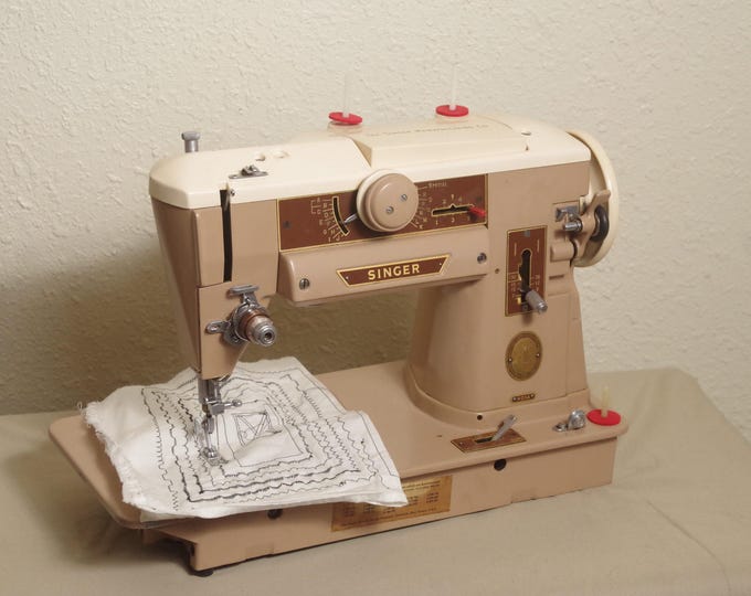 Singer 401a Sewing Machine-fully Serviced-rebuilt Motor - Etsy