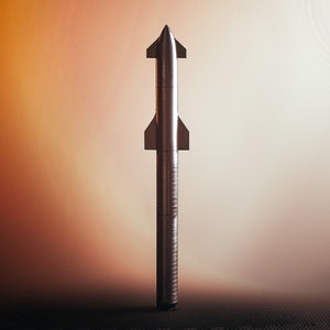 SpaceX Starship Model Rocket STL Digital Download 3D Print