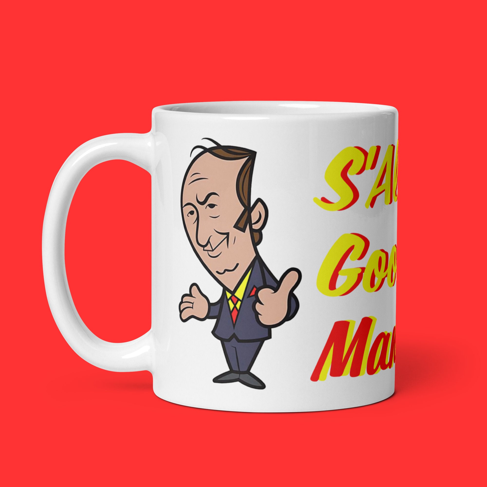 Tazza Da Caffè Better Call Saul / Breaking Bad - Ceramica Nera 312 Ml, Regalo Ufficioso Per Fan Della Serie