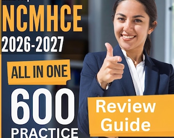 NCMHCE Exam Prep 2026-2027: All-In-One Review Guide + 600 Practice Questions