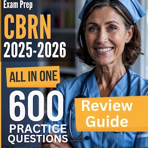 CBRN Studienführer: All-In-One CBRN Zertifizierungs-Rückblick-Führer + 4 Reihe von Praxis-Tests (600 Fragen), ABA Brennen Registered Nurse Exam Prüfung