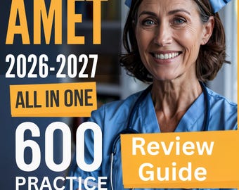 AMET Certification Review Guide: 6 Practice Tests (600 Questions)