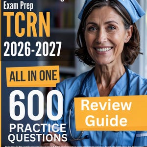 Przygotowanie do egzaminu TCRN 2026-2027: kompleksowy przewodnik po powtórkach + 600 pytań, testy praktyczne