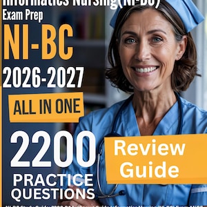 Preparación definitiva para el examen NI-BC: 2200 preguntas y respuestas + repaso con material adicional / Examen de enfermería informática