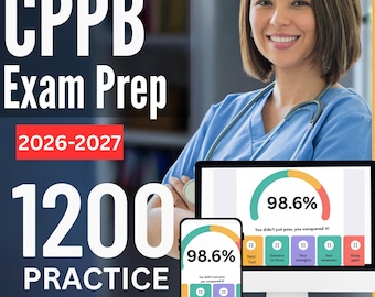 CPPB Exam Prep: Ultimate  Study Guide + Online Exam Simulator, 8 Practice Tests, 1200Qs | MSNCB Certified Professional Public Buyer Exam