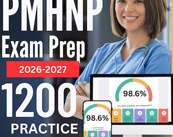 PMHNP- BC Exam Prep: Guide + Online Prüfungsspiele, 8 Übungstests, 1200Qs | HRCI Psychiatrisch-Gesundheits-Krankenschwester-Praktiker