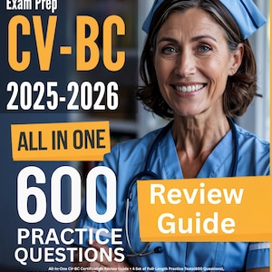 CVBB-Lehrführer: All-In-One-CVBB-Zertifizierungsüberprüfungsleitfaden + 4 Reihe von Übungstests (600 Fragen), ANCC Cardiac Vascular Nursing Exam