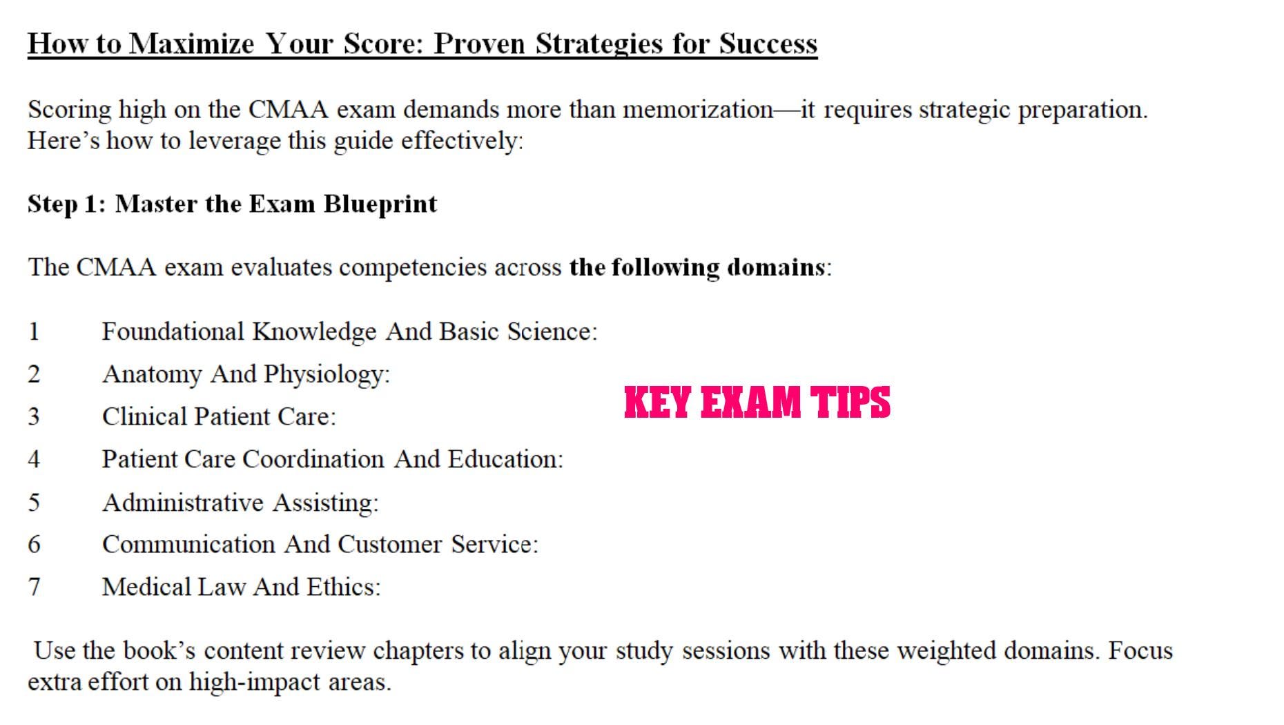 CMAA Exam Study Guide: 600 Practice Questions, 4 Practice Tests - Etsy