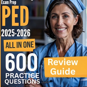 PED Studienführer: All-In-One PED Zertifizierungsüberprüfunsleitfaden + 4 Set von Übungstests (600 Fragen), ANCC Pediatric Nursing Exam Check