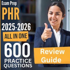 PHR Studienführer: All-In-One PHR-Zertifizierungsüberprüfung + 4-er Reihe von Praxistests (600 Fragen) HRCI Professional in der Personalprüfung