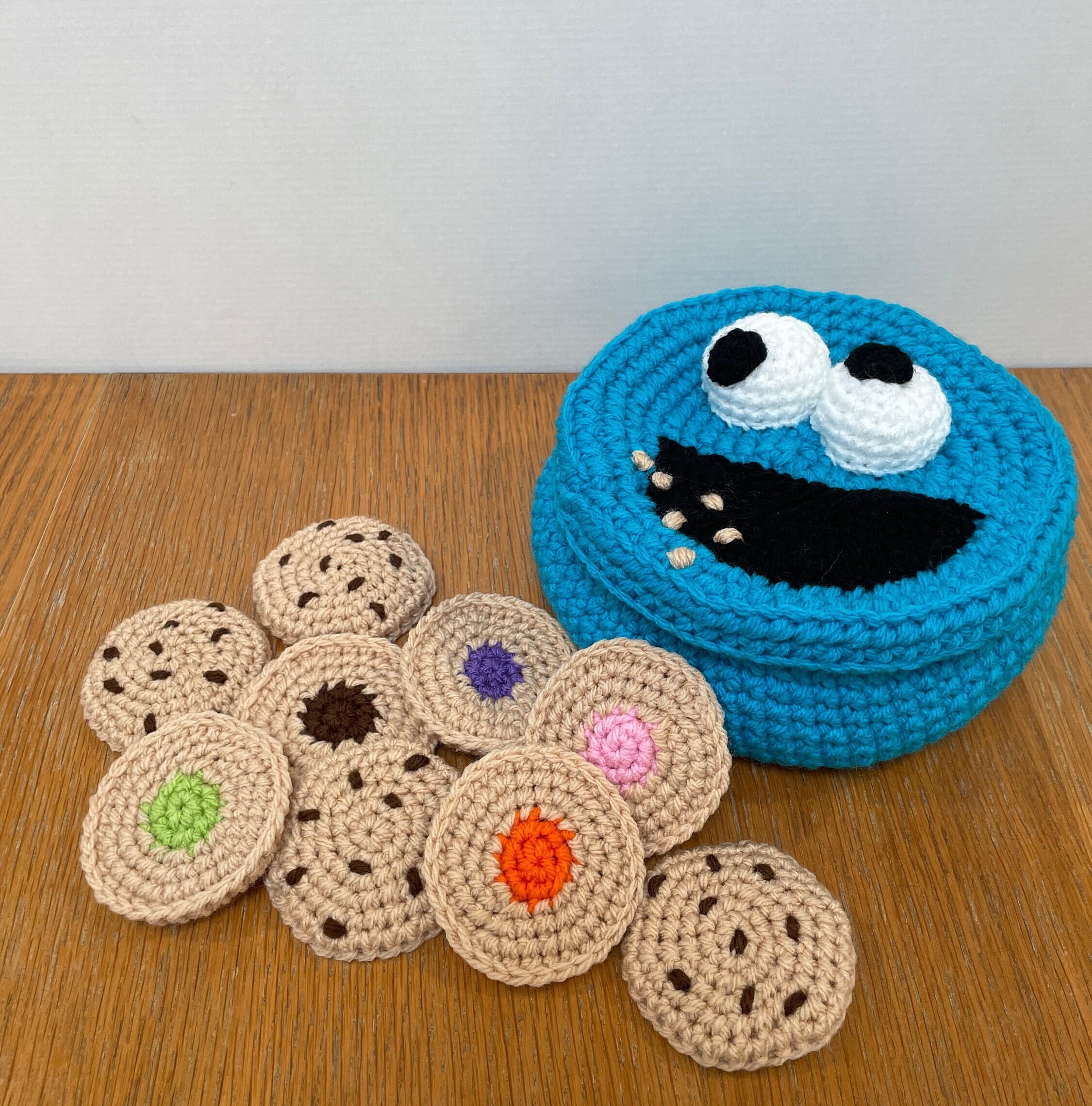 Crochet Cookie Monster Memory Game - Etsy