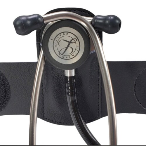 Professional Stethoscope Holder With Clip Handmade in Genuine Etsy