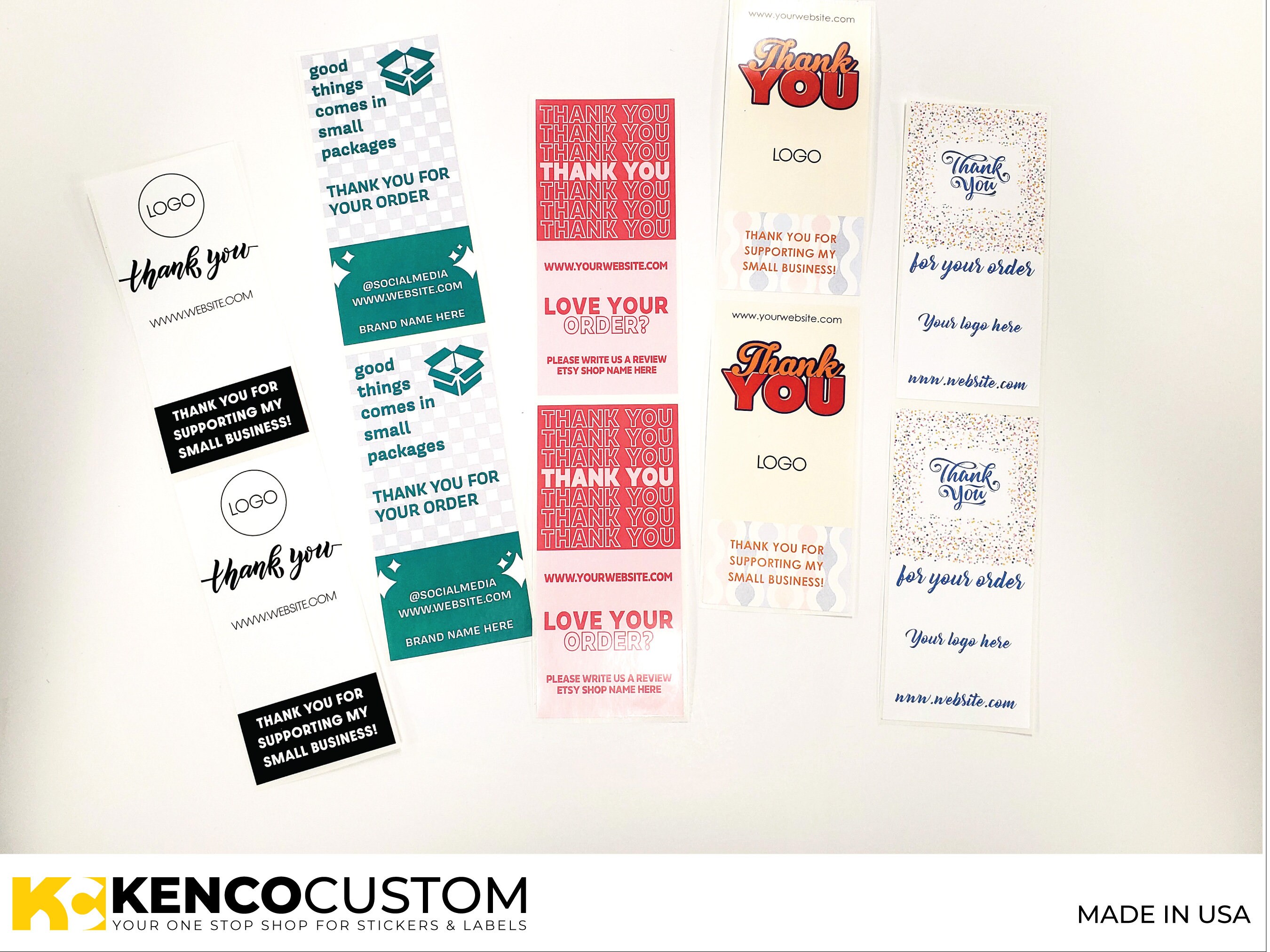 Printed Box Labels for Your Packaging | 100 Total Labels | Customized ...