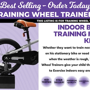 Training Wheel Trainers - Set of blocks for learning to ride bike!