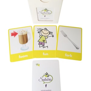 F Sound Phoneme - Speech Therapy Articulation Cards - Large Deck Unique Words and Pictures! Professionally Printed