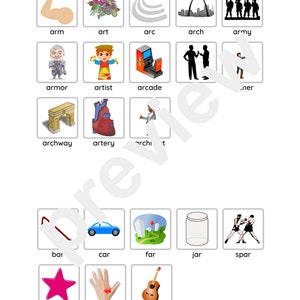 Vocalic &quot;AR&quot; Worksheets for Speech Therapy Practice - 2 pages!